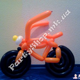 Велосипед из шаров