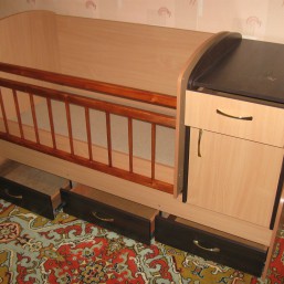 Кроватка - трансформер для новорожденных и до 15 лет