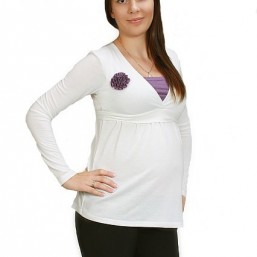 Туника «Декор» 2 в1: беременность, кормление Код 653  Одежда для кормления