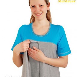 Ночная рубашка для будущих мам Код 688  Одежда для кормления
