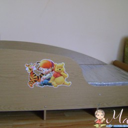 Кроватка детская с матрасиком из кокоса KIDS 