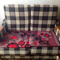 Мягкий уголок диван и 2 кресла