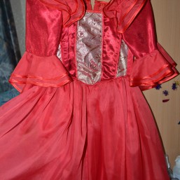 Нарядное красное Платье для карнавала