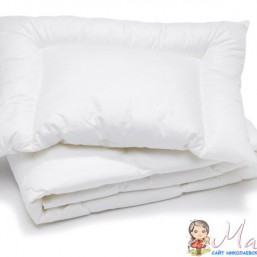 Подушка и одеяло для новорожденных