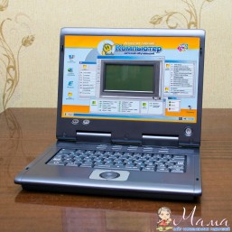 Детский обучающий компьютер с мышкой русско-английский JOY TOY