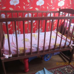кроватка детская с матрасом