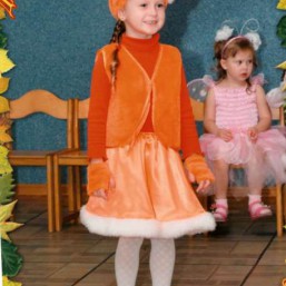 Покат костюма ЛИСИЧКА, 2-6 лет