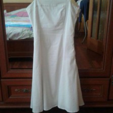 красивое белое платье