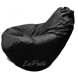 Чорное кресло-мешок груша 120*90 см из ткани Оксфорд 