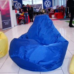 Синее кресло-груша 120*90 см из ткани Оксфорд, мешок