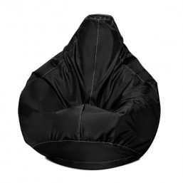 Черное кресло-груша 120*90 см из ткани Оксфорд, мешок
