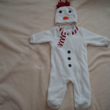 Нарядный костюмчик "снеговик"