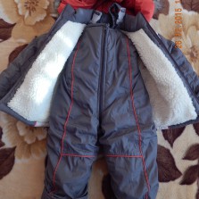 Зимний детский костюм-комбинезон