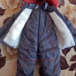 Зимний детский костюм-комбинезон