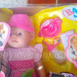 Кукла-Пупс Baby Doll BB 8001-5-7-8 (9 функций) аналог куклы Baby Born