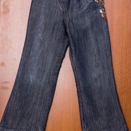 джинсы утепленные на флисе для девочки