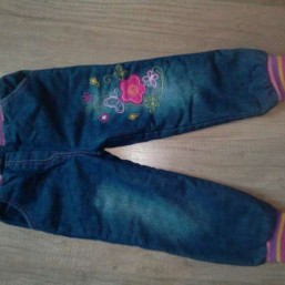 зимние джинсы для девочки