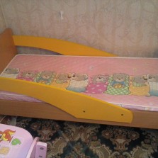 детская кровать + матрац