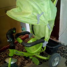 Детский велосипед-коляска Azimut-Trike с родительской ручкой
