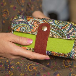 Дизайнерский кошелек ручной работы от украинского бренда YakFaino (Летний день)