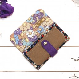 Дизайнерский кошелек ручной работы от украинского бренда YakFaino (Цветочный Мотив)