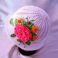 Летняя Шляпка с цветами