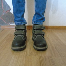 Демисезонные, кожанные, ортопедические ботинки на мальчика р.30