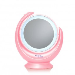 Косметическое зеркало GOTIE GMR-318R LED розовое 