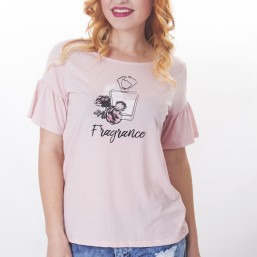 Sale Женская футболка In Extenso pink 