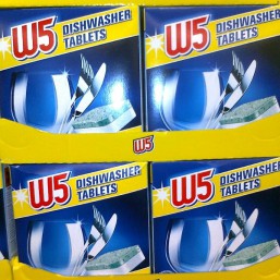 Таблетки, порошок для посудомоечной машины W5 - 30 и 40шт. 