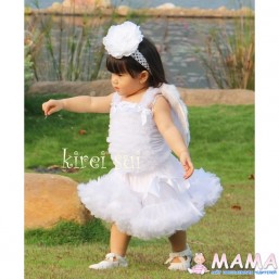 Юбочка белая 3-4года