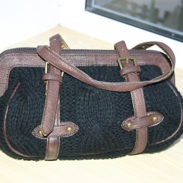 вязанная сумка новая