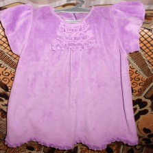 Велюровое платье