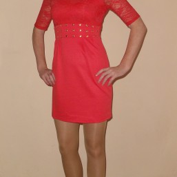 Платье трикотажное 