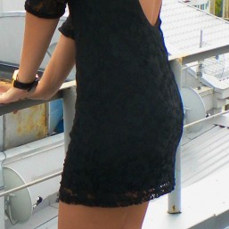 Платье гипюровое с открытой спиной