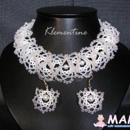 Колье Снежное