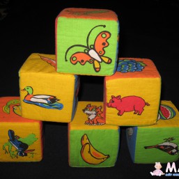 Кубики мягкие 9 см и пирамида 25 см Украина