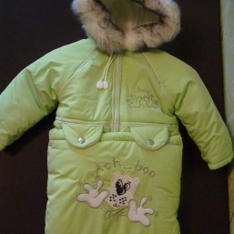 Теплый зимний комбинезон