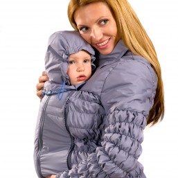 Куртка для беременной и слингокуртка 3в1 демисезонная Код 660 