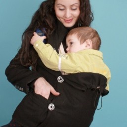 Слингопальто кашемировое 3 в 1, демисезонное Код 803 Одежда для беременных