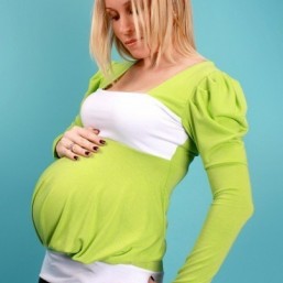 Туника для беременной «Лимо», салатовая Код 507
