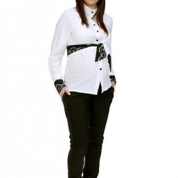 Блуза для будущих мам с длинным рукавом Код 652