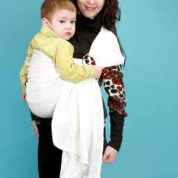 Слинг с кольцами, лен (арт.716)