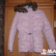 Куртка зимняя сиреневая 