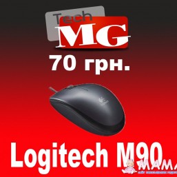 Мышь Logitech M90 Optical Mouse USB Dark