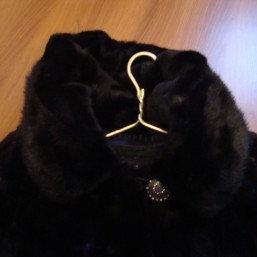 шуба из кусочков норки 