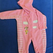 костюмчик махровый розовый