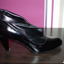 Ботильоны из гладкой кожы