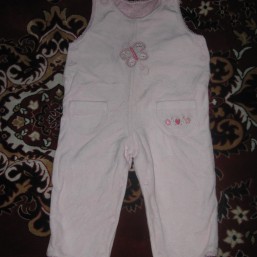 вельветовый комбинезон  для девочки, весна