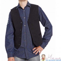 Рубашка+жилетка (комплект) размер 158-164